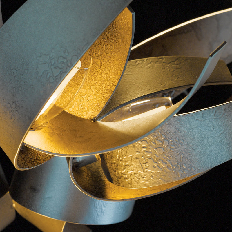 Hubbardton Forge 136501-SKT-MULT-07-YE0352 Six Light Pendant, Dark Smoke