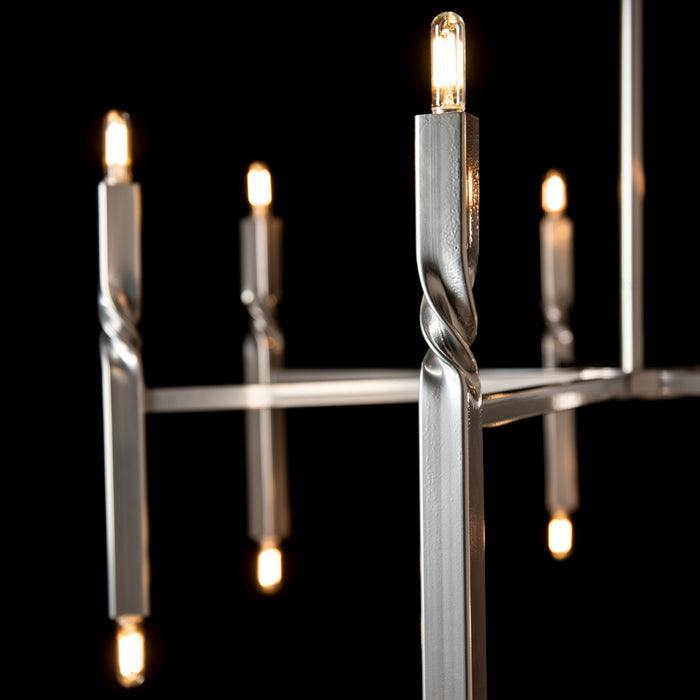 Hubbardton Forge 137431-SKT-MULT-85 14 Light Pendant, Sterling