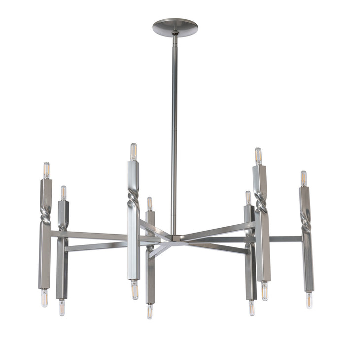Hubbardton Forge 137431-SKT-MULT-85 14 Light Pendant, Sterling