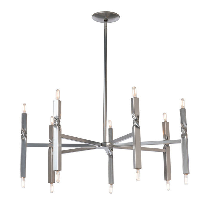 Hubbardton Forge 137431-SKT-MULT-85 14 Light Pendant, Sterling