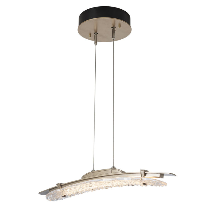 Hubbardton Forge 137585-LED-STND-84-ZM0747 LED Pendant, Soft Gold
