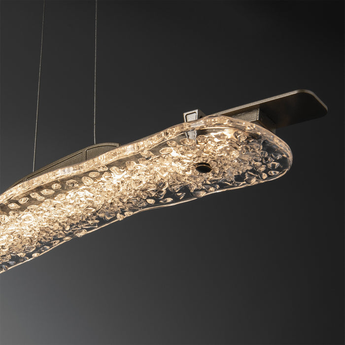 Hubbardton Forge 137585-LED-STND-84-ZM0747 LED Pendant, Soft Gold