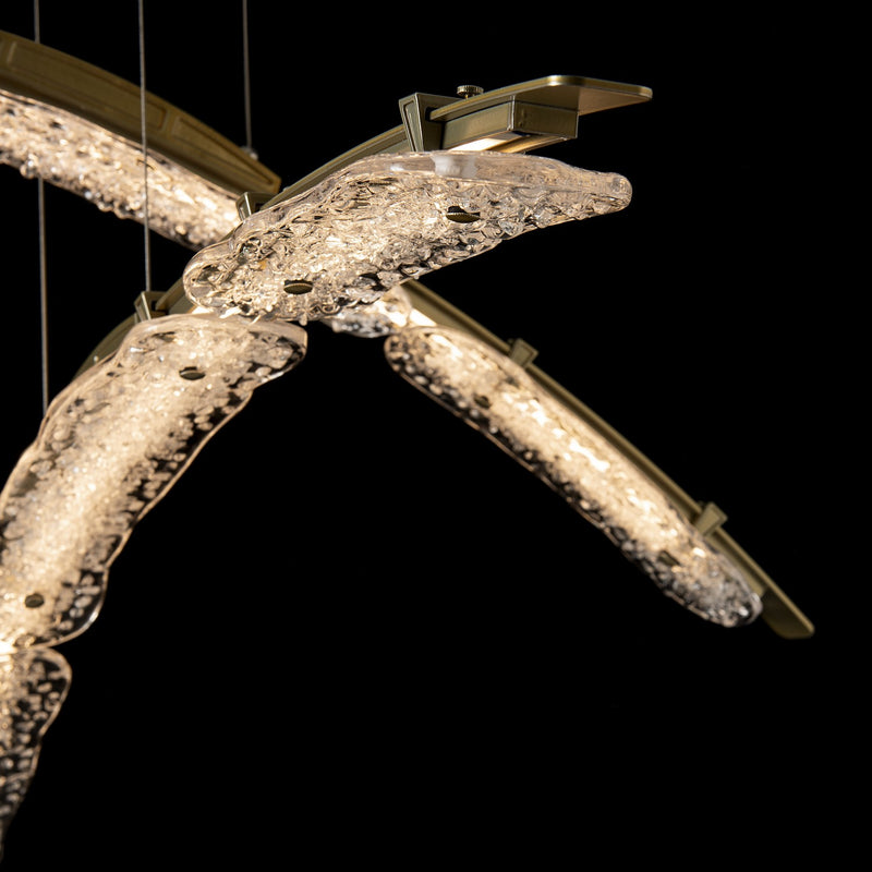 Hubbardton Forge 137587-LED-STND-86-ZM0749 LED Pendant, Modern Brass
