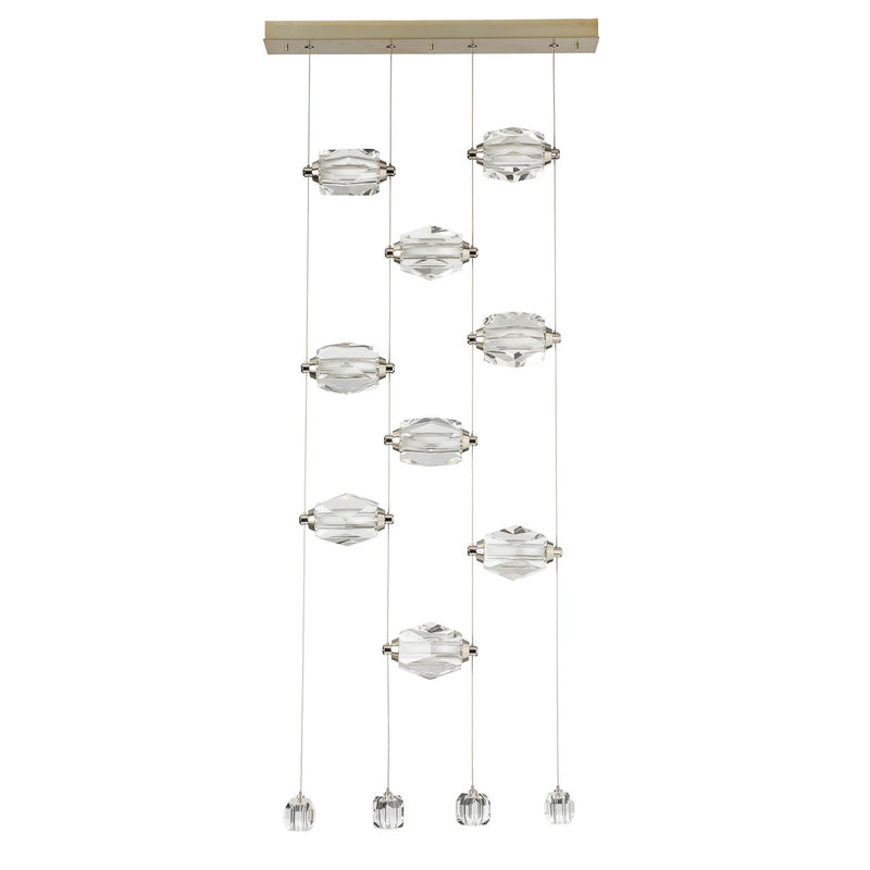 Hubbardton Forge 139056-LED-STND-86-CR LED Pendant, Modern Brass