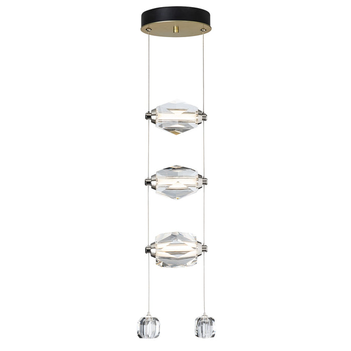 Hubbardton Forge 139058-LED-STND-86-CR LED Pendant, Modern Brass