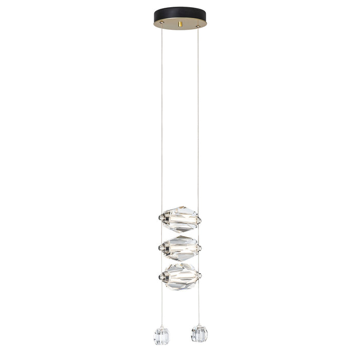 Hubbardton Forge 139058-LED-STND-86-CR LED Pendant, Modern Brass