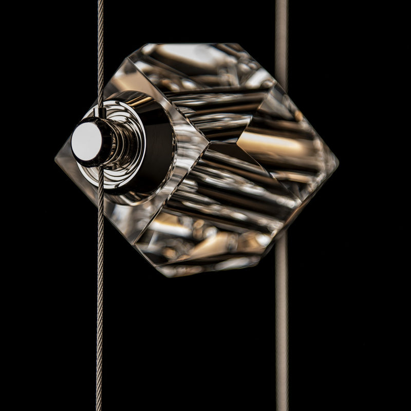 Hubbardton Forge 139058-LED-STND-86-CR LED Pendant, Modern Brass