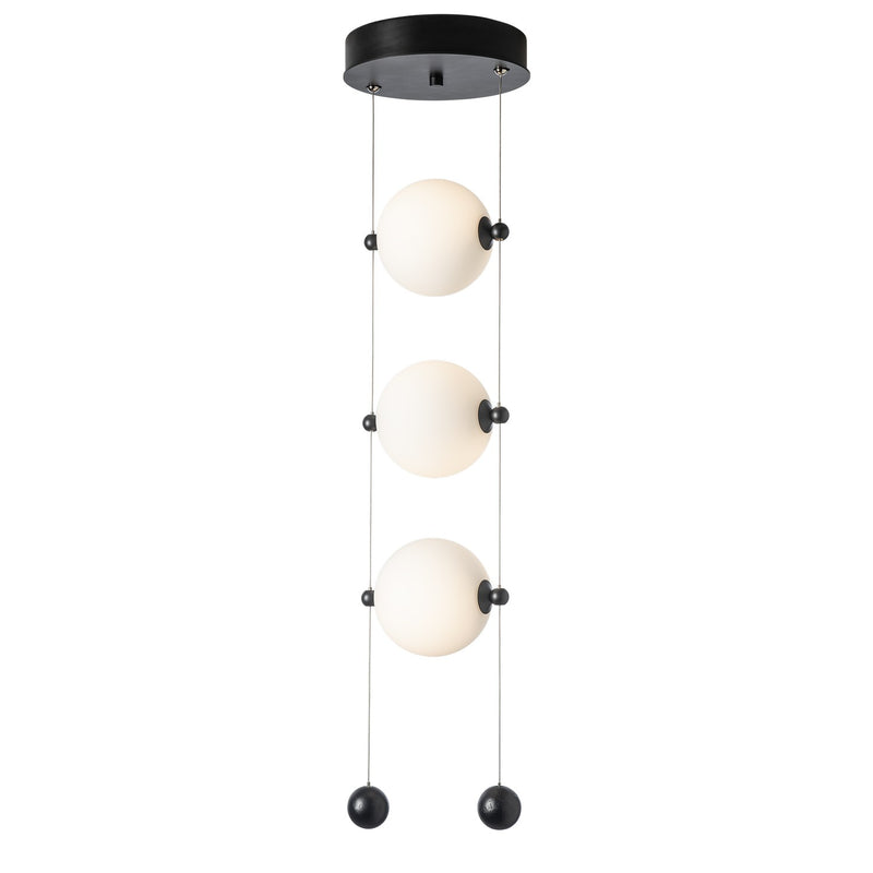 Hubbardton Forge 139059-LED-STND-10-GG0668 LED Pendant, Black
