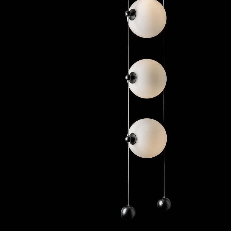Hubbardton Forge 139059-LED-STND-10-GG0668 LED Pendant, Black