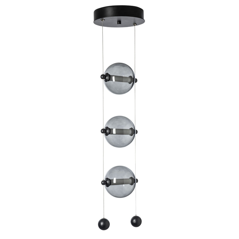 Hubbardton Forge 139059-LED-STND-10-YL0668 LED Pendant, Black