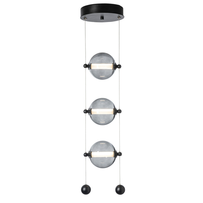 Hubbardton Forge 139059-LED-STND-10-YL0668 LED Pendant, Black