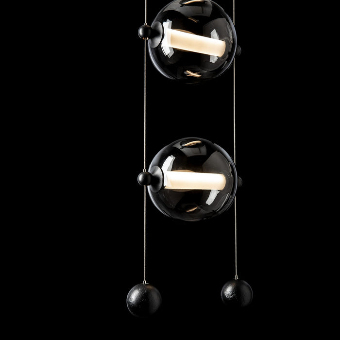 Hubbardton Forge 139059-LED-STND-10-YL0668 LED Pendant, Black