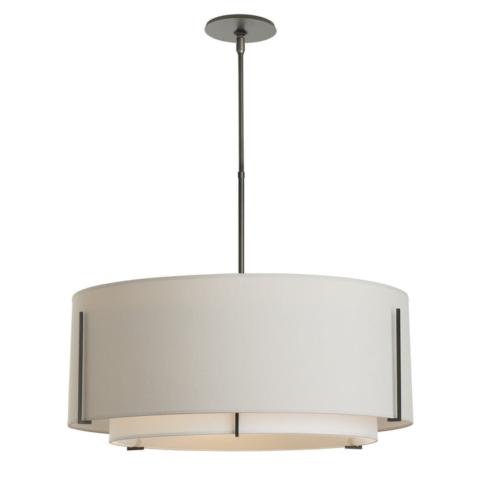Hubbardton Forge 139610-SKT-MULT-20-SF2290-SE2899 Three Light Pendant, Natural Iron
