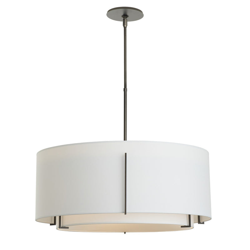 Hubbardton Forge 139610-SKT-MULT-20-SF2290-SF2899 Three Light Pendant, Natural Iron