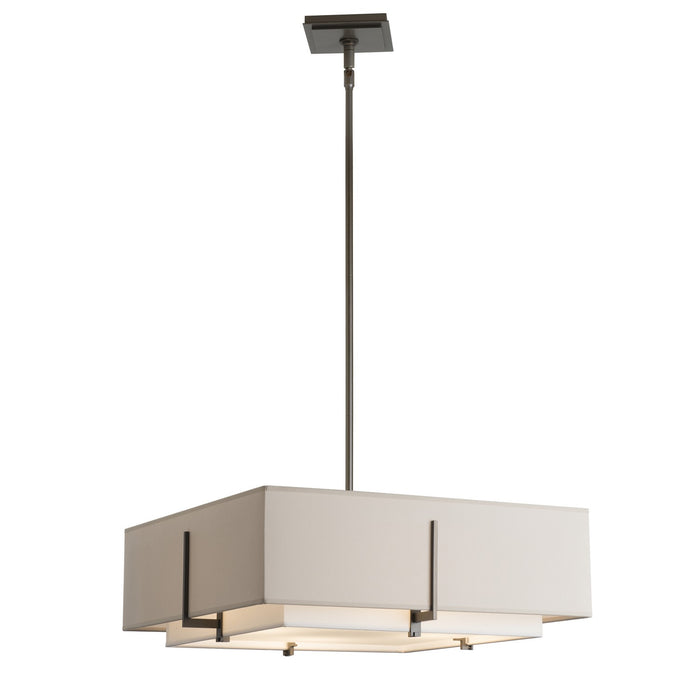 Hubbardton Forge 139630-SKT-MULT-07-SF1605-SE2012 Four Light Pendant, Dark Smoke