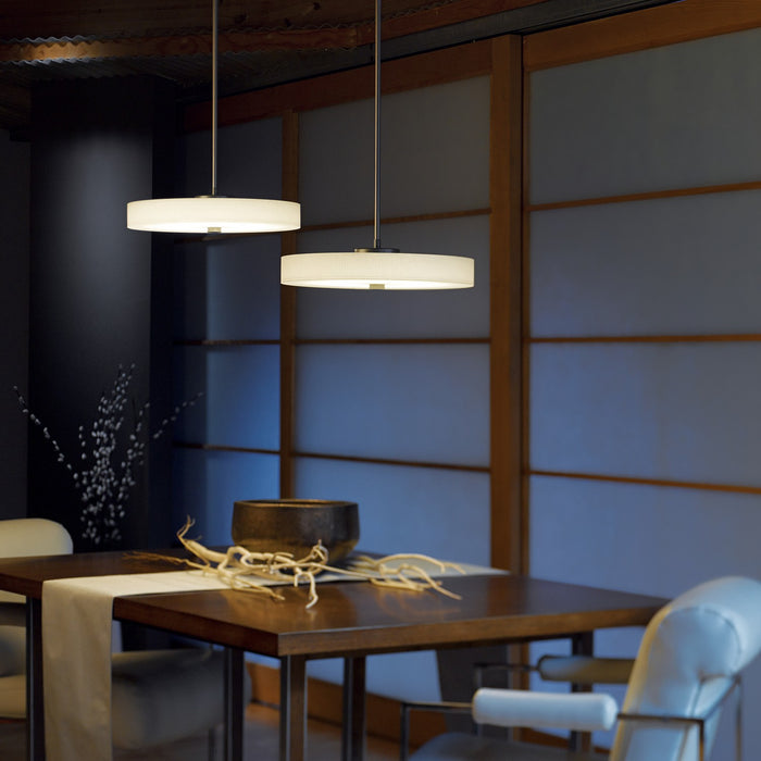 Hubbardton Forge 139710-LED-MULT-07-SH1971 LED Pendant, Dark Smoke