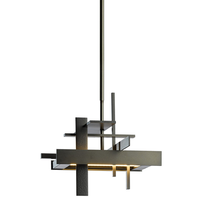 Hubbardton Forge 139718-LED-MULT-07 LED Pendant, Dark Smoke