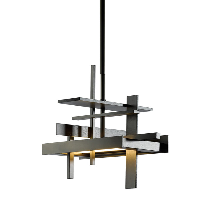 Hubbardton Forge 139718-LED-MULT-07 LED Pendant, Dark Smoke