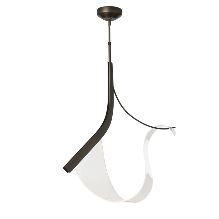 Hubbardton Forge 139825-LED-MULT-07 LED Pendant, Dark Smoke