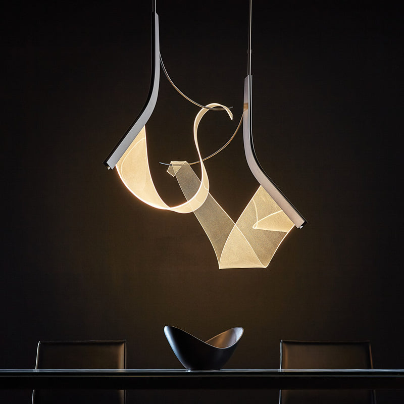 Hubbardton Forge 139825-LED-MULT-07 LED Pendant, Dark Smoke