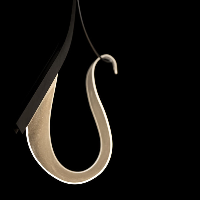 Hubbardton Forge 139825-LED-MULT-07 LED Pendant, Dark Smoke