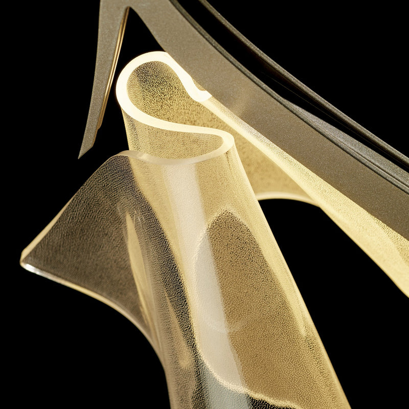 Hubbardton Forge 139845-LED-MULT-84 LED Pendant, Soft Gold