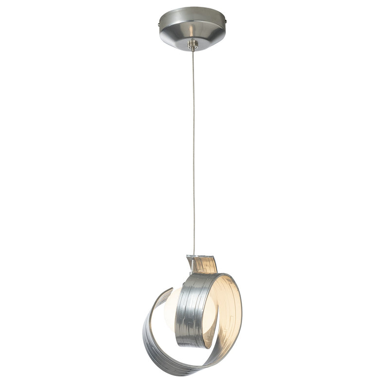 Hubbardton Forge 161186-SKT-STND-85-GG0711 LED Pendant, Sterling