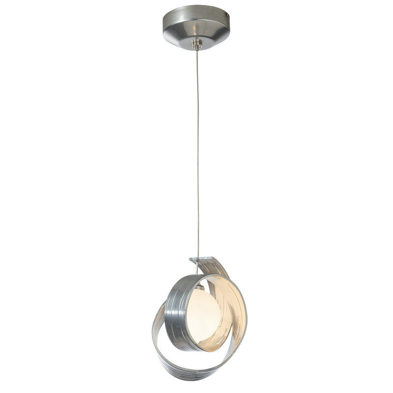 Hubbardton Forge 161186-SKT-STND-85-GG0711 LED Pendant, Sterling