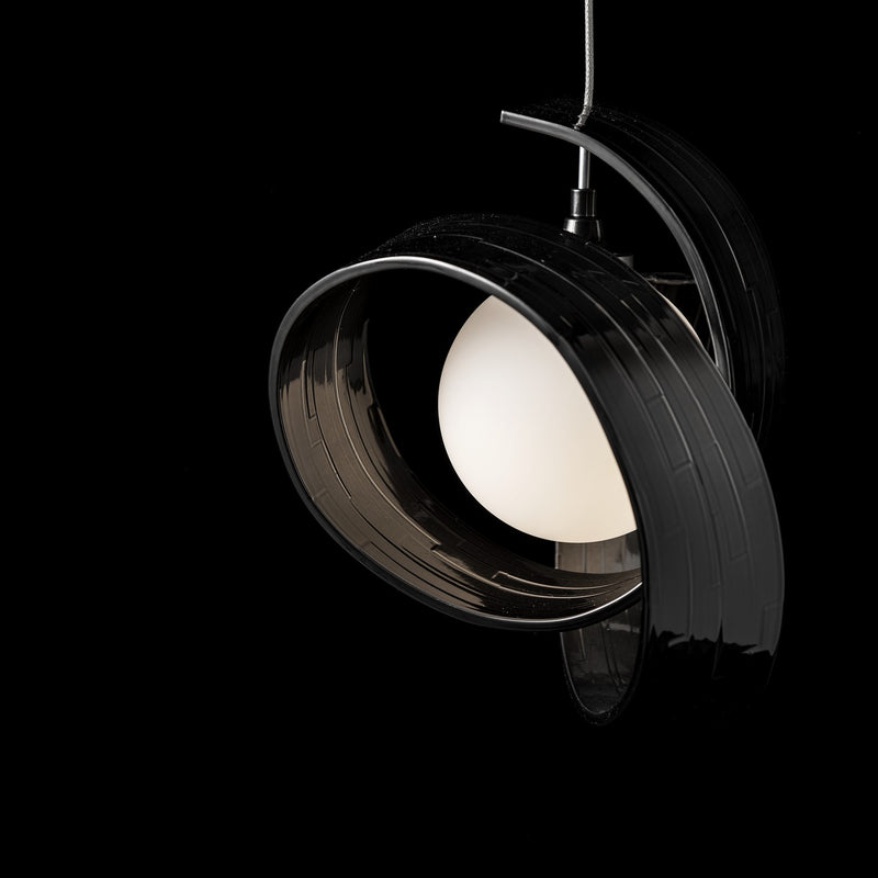 Hubbardton Forge 161186-SKT-STND-89-GG0711 LED Pendant, Ink