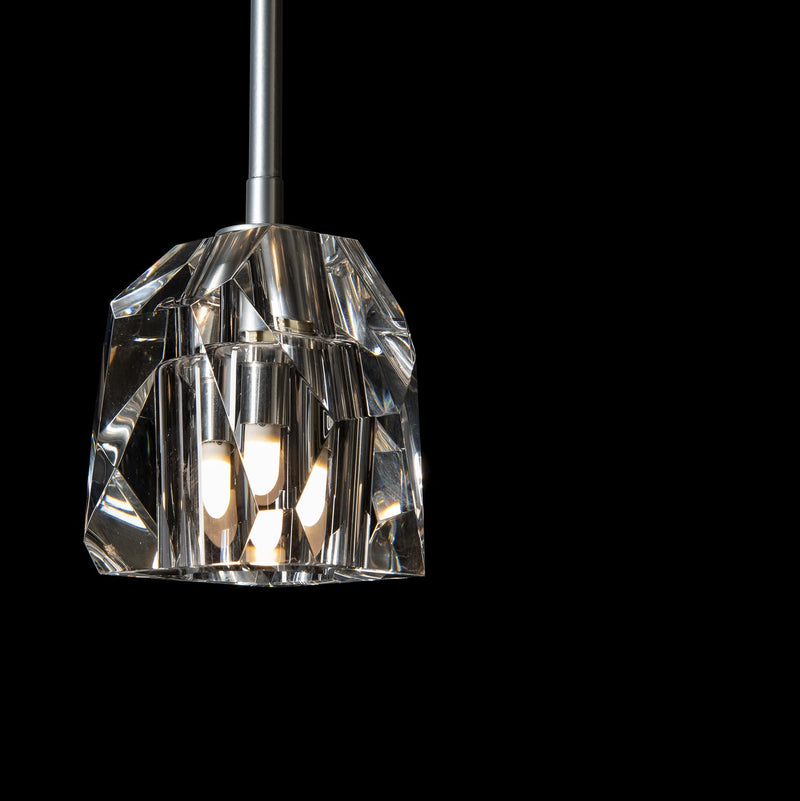 Hubbardton Forge 181061-SKT-MULT-85-CR One Light Pendant, Sterling