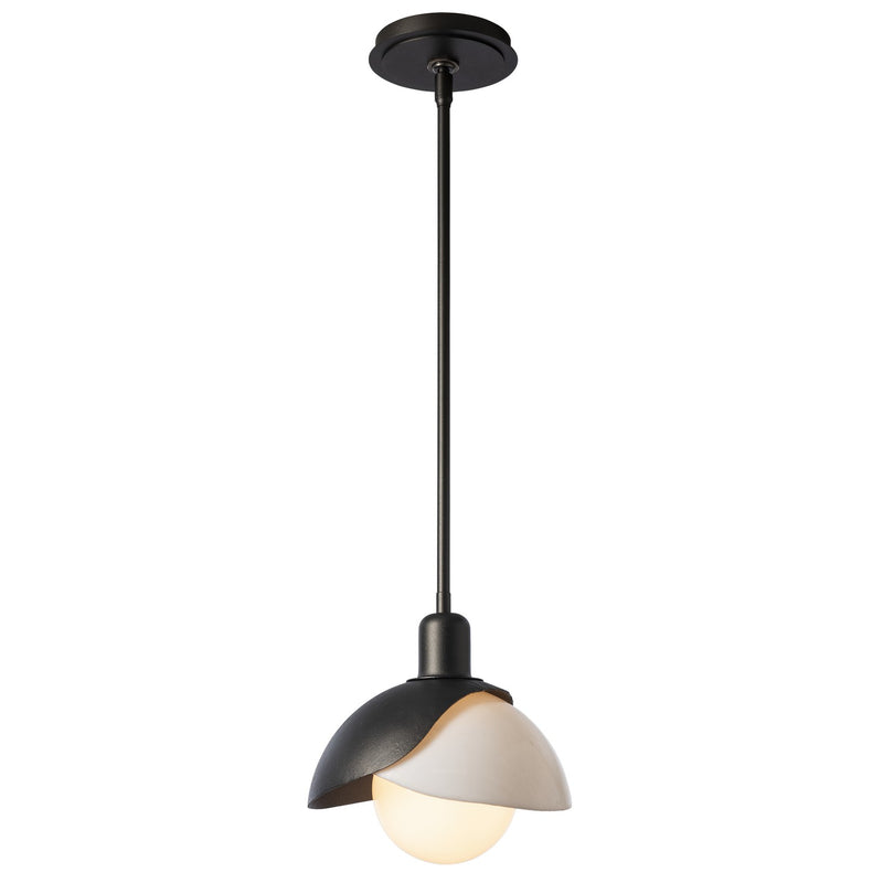 Hubbardton Forge 181184-SKT-MULT-14-BB0757 One Light Pendant, Oil Rubbed Bronze