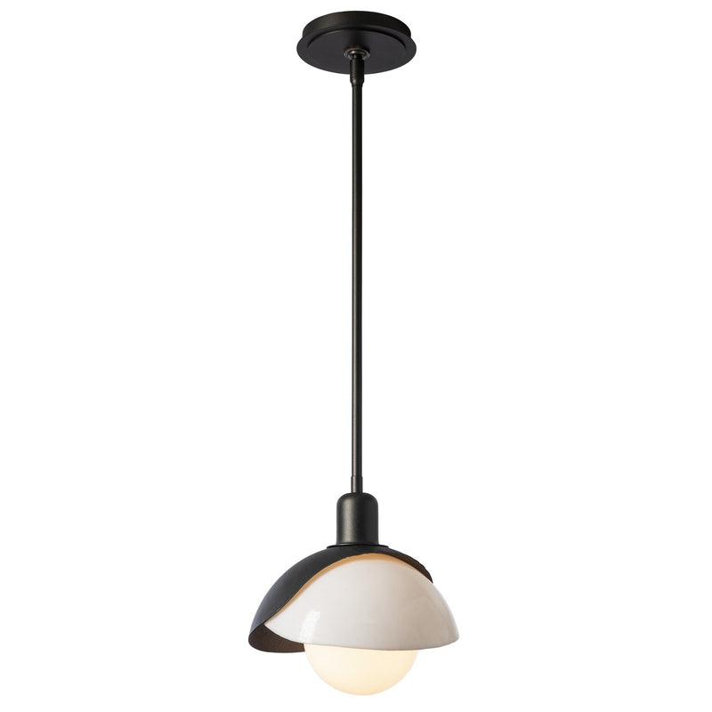 Hubbardton Forge 181184-SKT-MULT-14-BB0757 One Light Pendant, Oil Rubbed Bronze