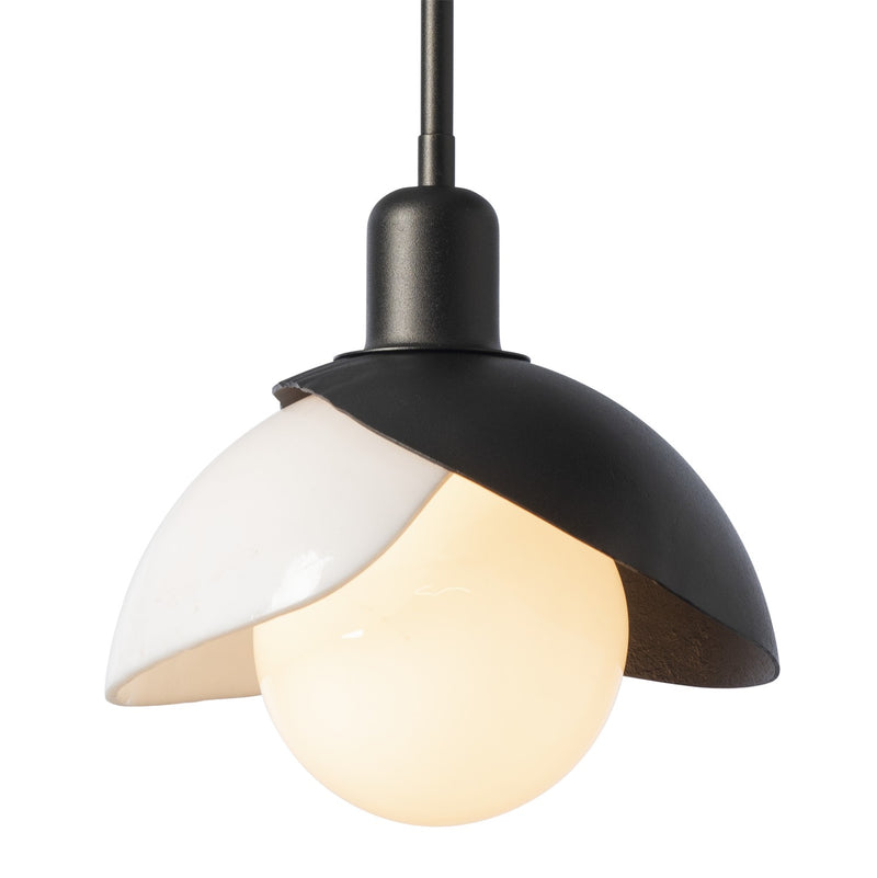 Hubbardton Forge 181184-SKT-MULT-14-BB0757 One Light Pendant, Oil Rubbed Bronze