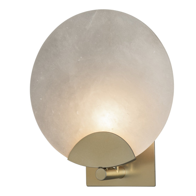 Hubbardton Forge 201059-SKT-86-AR One Light Wall Sconce, Modern Brass