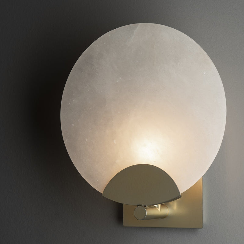 Hubbardton Forge 201059-SKT-86-AR One Light Wall Sconce, Modern Brass