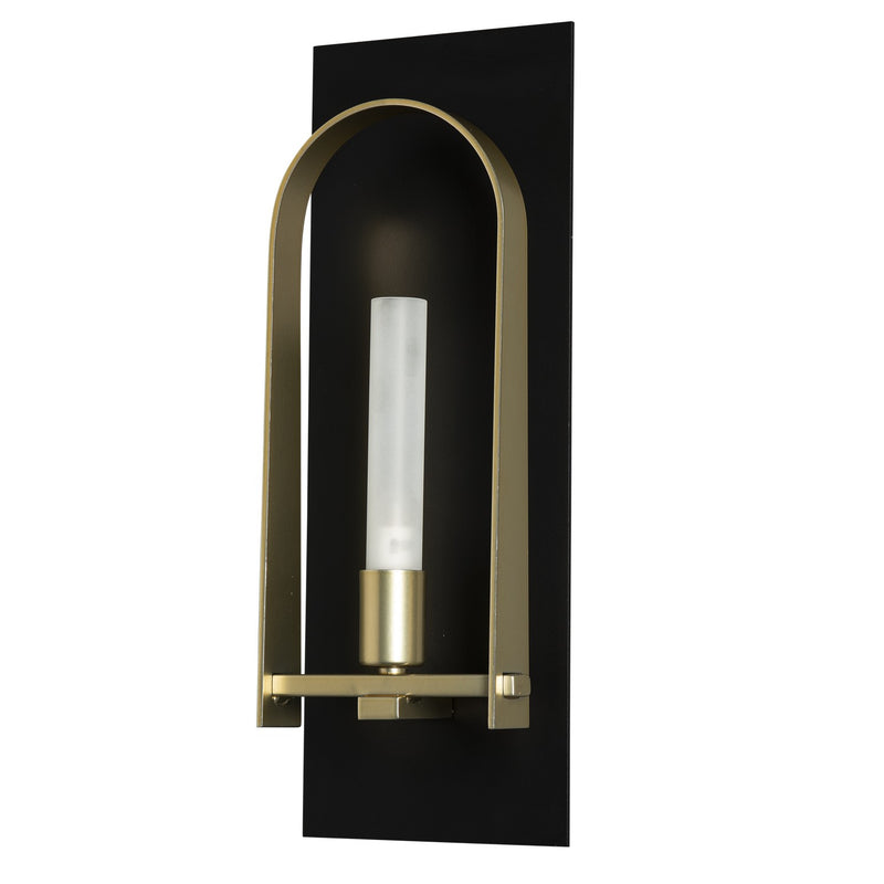 Hubbardton Forge 201070-SKT-10-86-FD0462 One Light Wall Sconce, Black