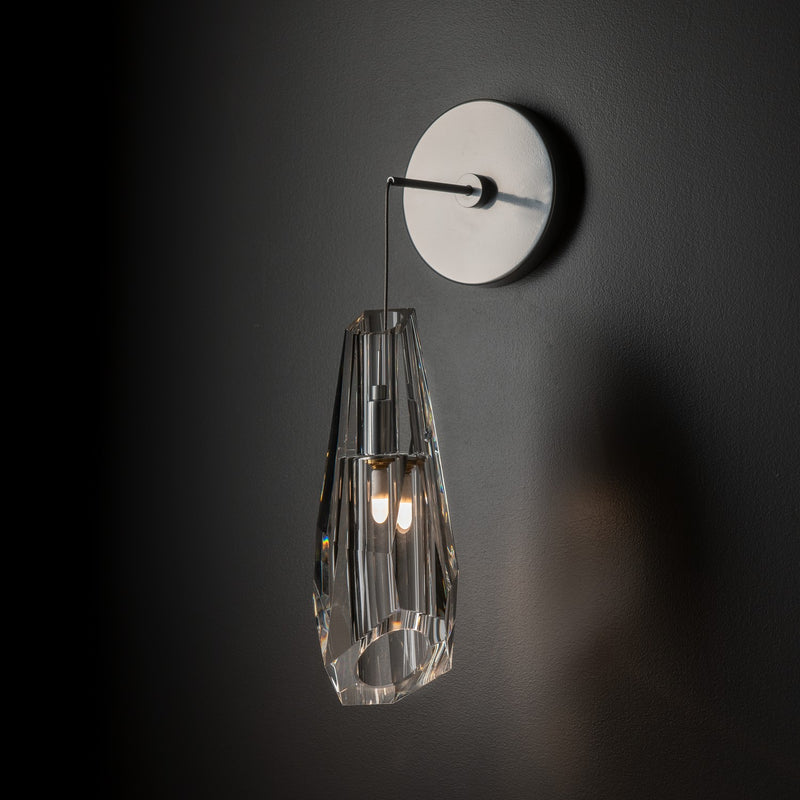 Hubbardton Forge 201390-SKT-85-CR LED Wall Sconce, Sterling