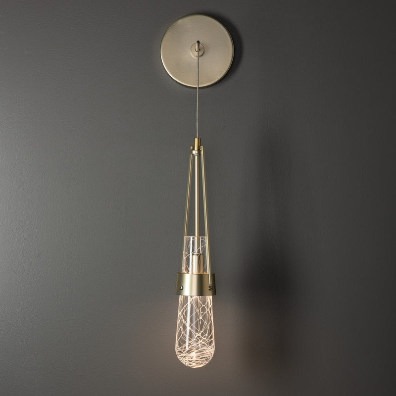 Hubbardton Forge 201392-SKT-86-YJ0434 LED Wall Sconce, Modern Brass