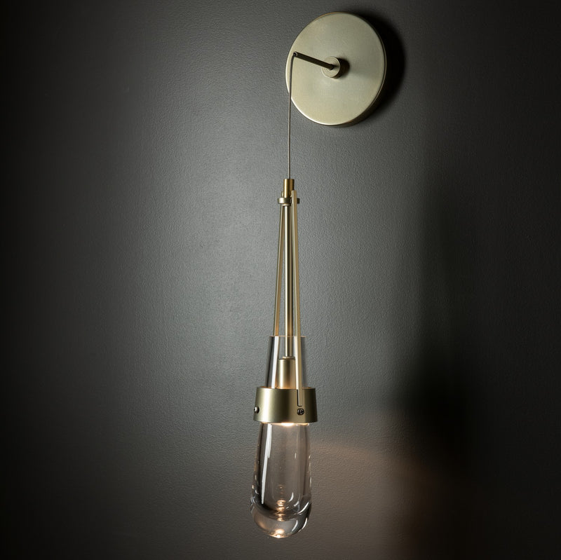 Hubbardton Forge 201395-SKT-86-ZM0434 LED Wall Sconce, Modern Brass