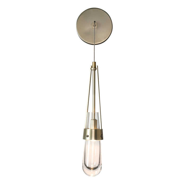 Hubbardton Forge 201395-SKT-86-ZM0434 LED Wall Sconce, Modern Brass