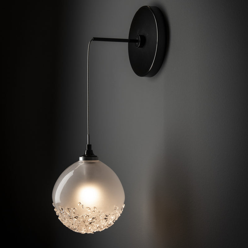 Hubbardton Forge 208903-SKT-89-FD0750 LED Wall Sconce, Ink