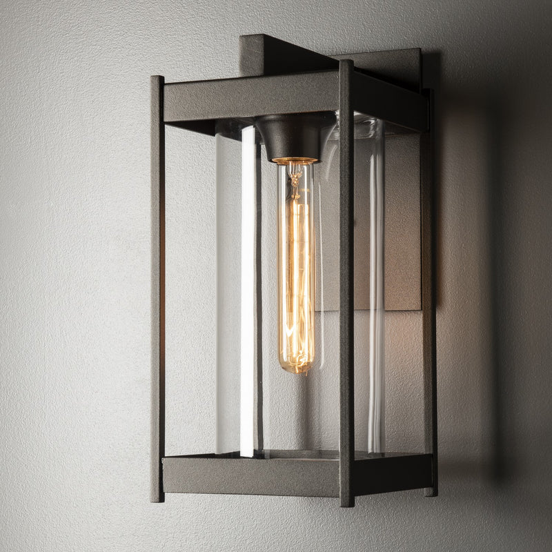 Hubbardton Forge 302021-SKT-14-ZM0730 One Light Outdoor Wall Sconce, Coastal Oil Rubbed Bronze