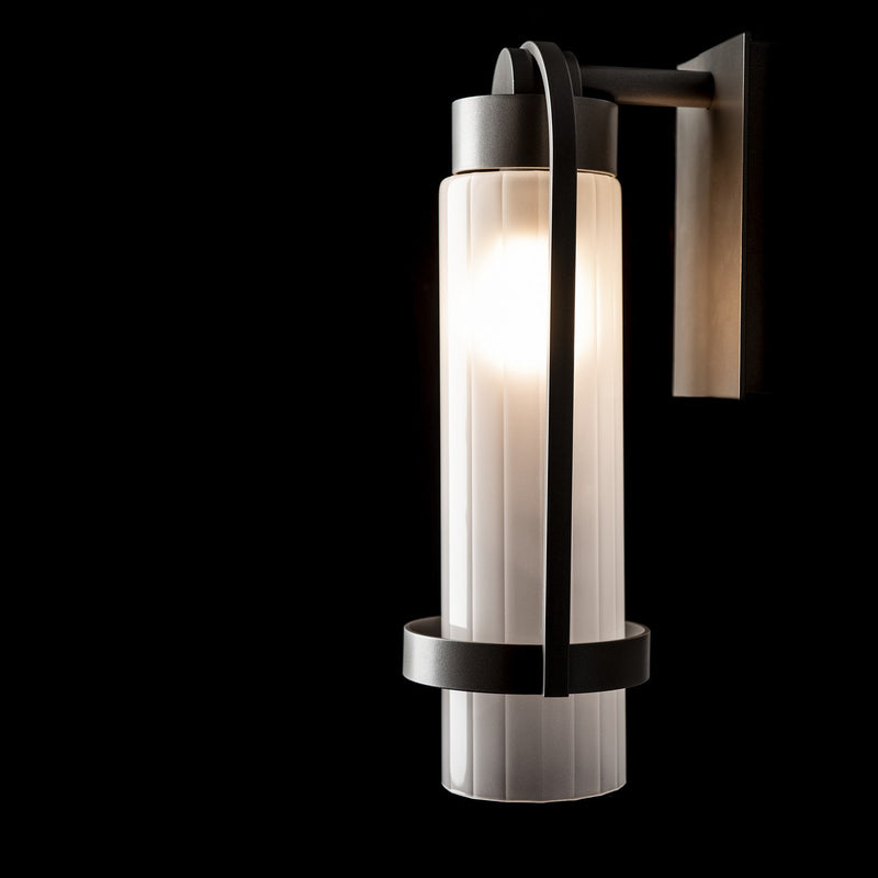 Hubbardton Forge 302555-SKT-78-FD0741 One Light Outdoor Wall Sconce, Coastal Burnished Steel