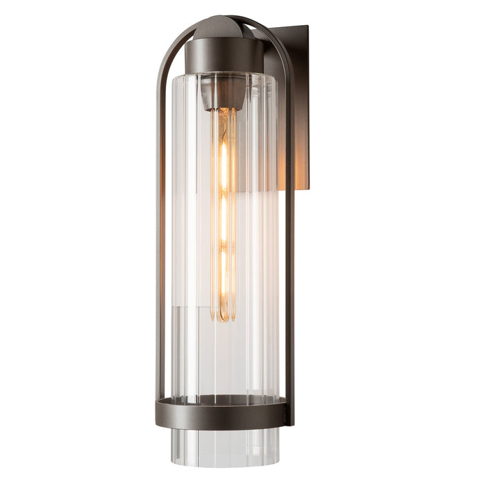 Hubbardton Forge 302556-SKT-77-ZM0742 One Light Outdoor Wall Sconce, Coastal Dark Smoke