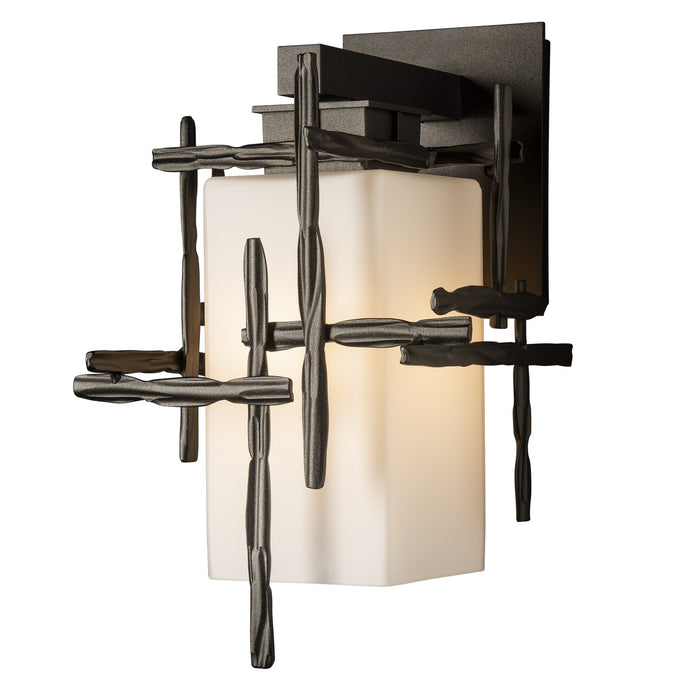 Hubbardton Forge 302580-SKT-14-GG0111 One Light Outdoor Wall Sconce, Coastal Oil Rubbed Bronze