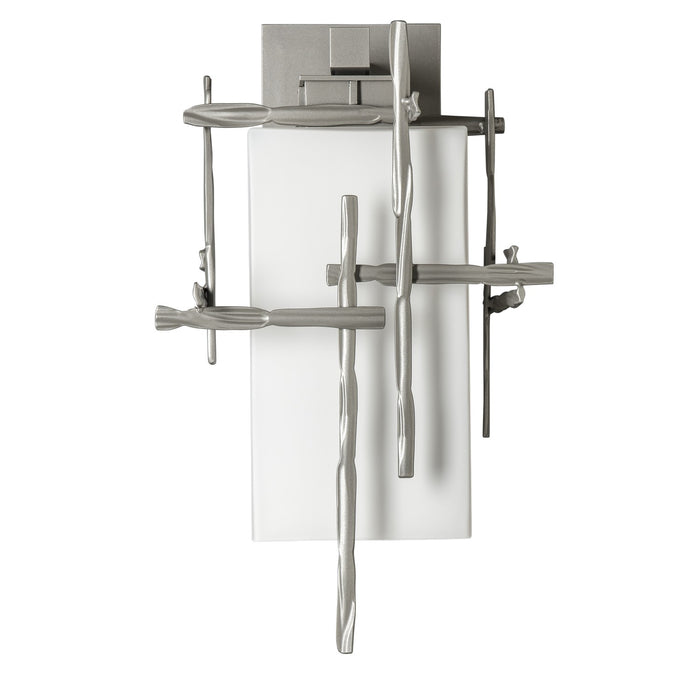 Hubbardton Forge 302581-SKT-78-GG0093 One Light Outdoor Wall Sconce, Coastal Burnished Steel