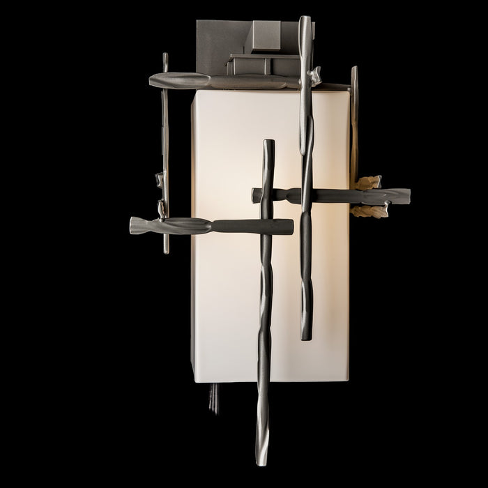 Hubbardton Forge 302581-SKT-78-GG0093 One Light Outdoor Wall Sconce, Coastal Burnished Steel