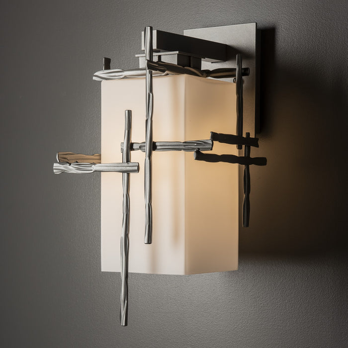 Hubbardton Forge 302581-SKT-78-GG0093 One Light Outdoor Wall Sconce, Coastal Burnished Steel