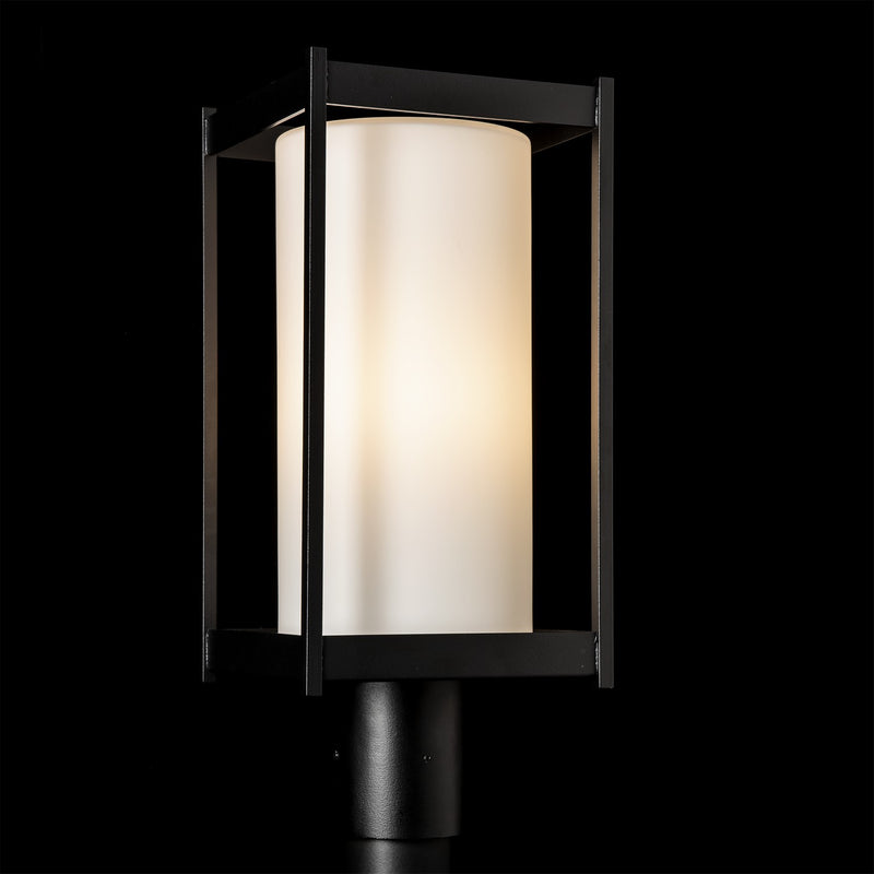 Hubbardton Forge 342021-SKT-80-GG0732 One Light Outdoor Post Mount, Coastal Black