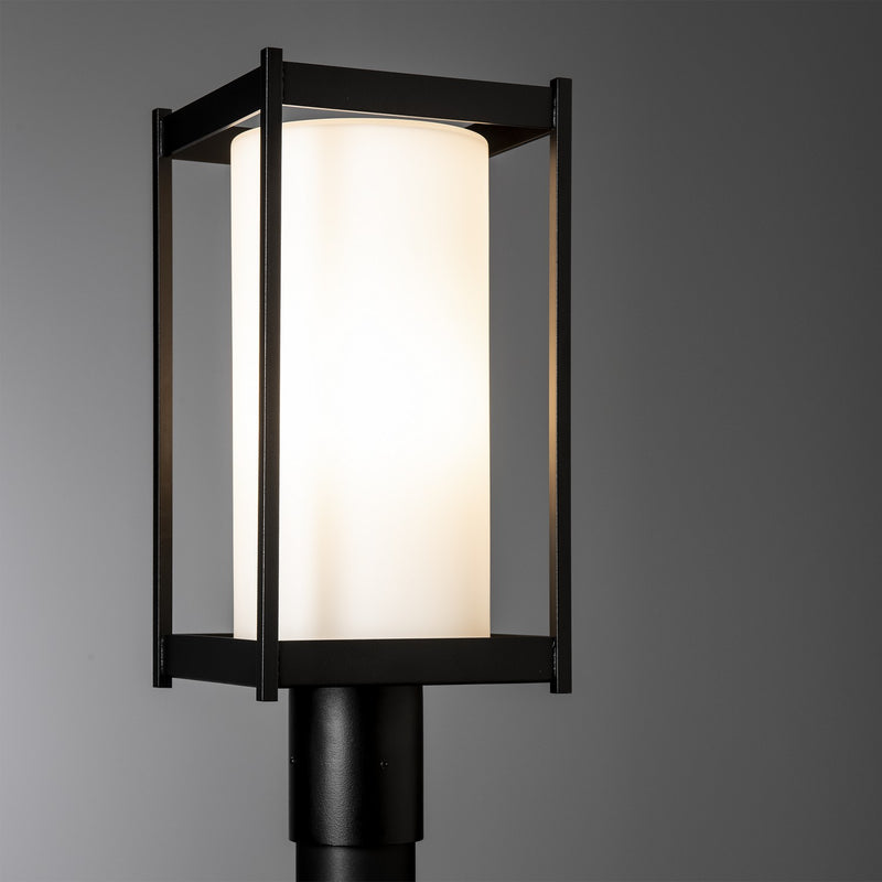 Hubbardton Forge 342021-SKT-80-GG0732 One Light Outdoor Post Mount, Coastal Black